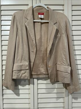 Esprit Light Tan Blazer Size 5/6